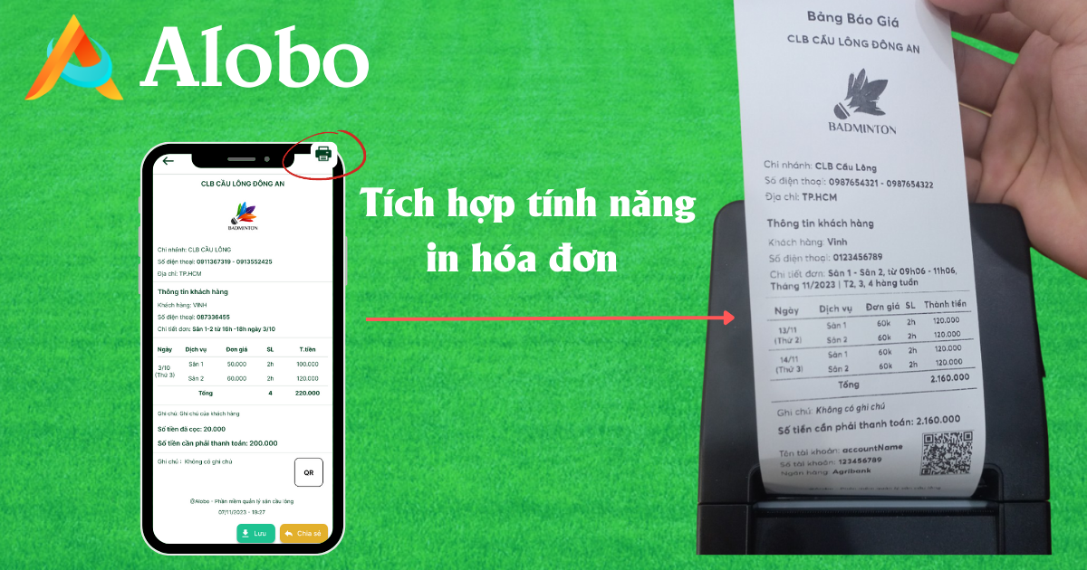 máy in hóa đơn
