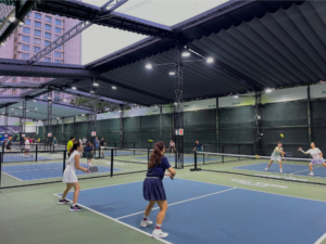Đảo Xanh Pickleball Đà Nẵng không gian xanh thoáng mát
