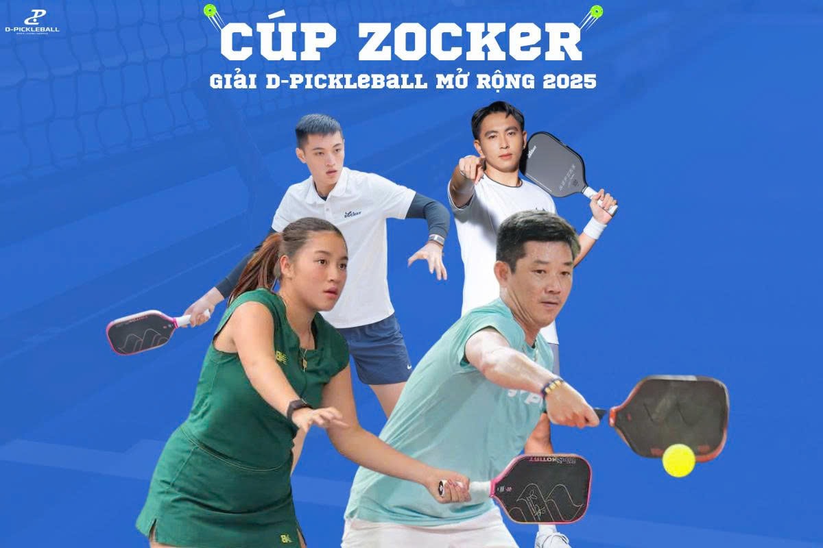 🔥 GIẢI D-PICKLEBALL MỞ RỘNG 2025: CUỘC CHIẾN ĐỈNH CAO TRANH CÚP ZOCKER 🔥 GIẢI D-PICKLEBALL MỞ RỘNG 2025: CUỘC CHIẾN ĐỈNH CAO TRANH CÚP ZOCKER