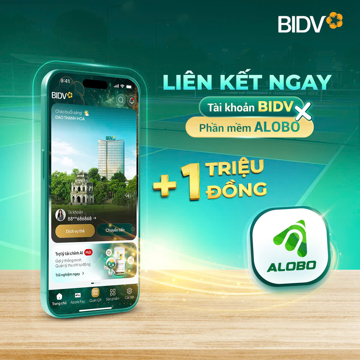 HƯỚNG DẪN SỬ DỤNG LIÊN KẾT TÀI KHOẢN NGÂN HÀNG BIDV