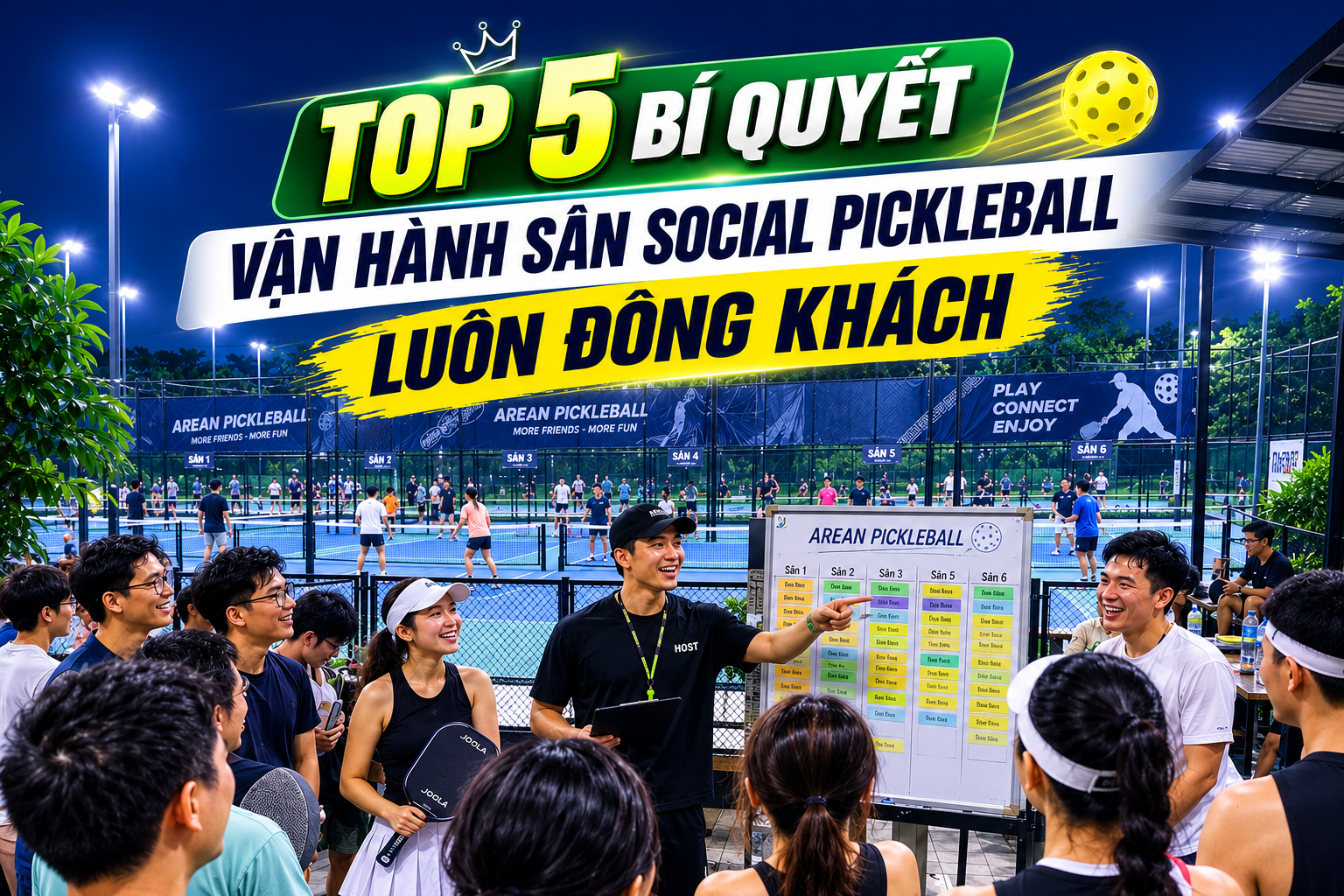 Bật Mí Top 5 Bí Quyết Vận Hành Sân Social Luôn Đông Khách