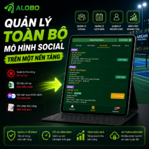 ALOBO giúp quản lý sân Social Pickleball với booking, thanh toán, check-in và báo cáo trên một nền tảng