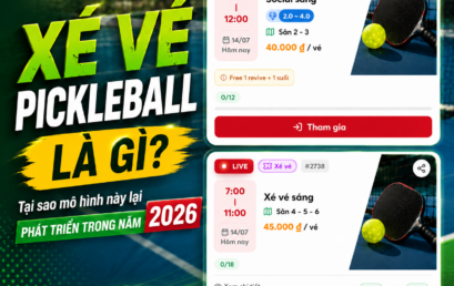 Social/Xé Vé Pickleball Là Gì? Vì Sao Ngày Càng Nhiều Chủ Sân Lựa Chọn Mô Hình Này? 