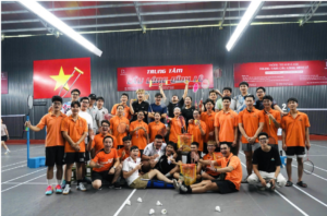Hoạt động giao lưu tại Sân cầu lông Đình Lệ – Long Biên